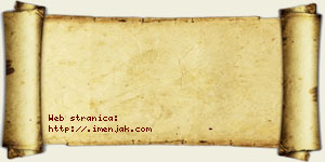 Jabuka Belobabić vizit kartica